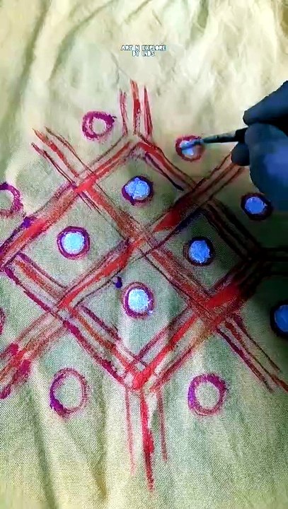 Old to new: Fabric Painting, upcycling