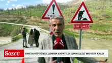 Van'da köprü kullanıma kapatıldı: Mahalleli mahsur kaldı