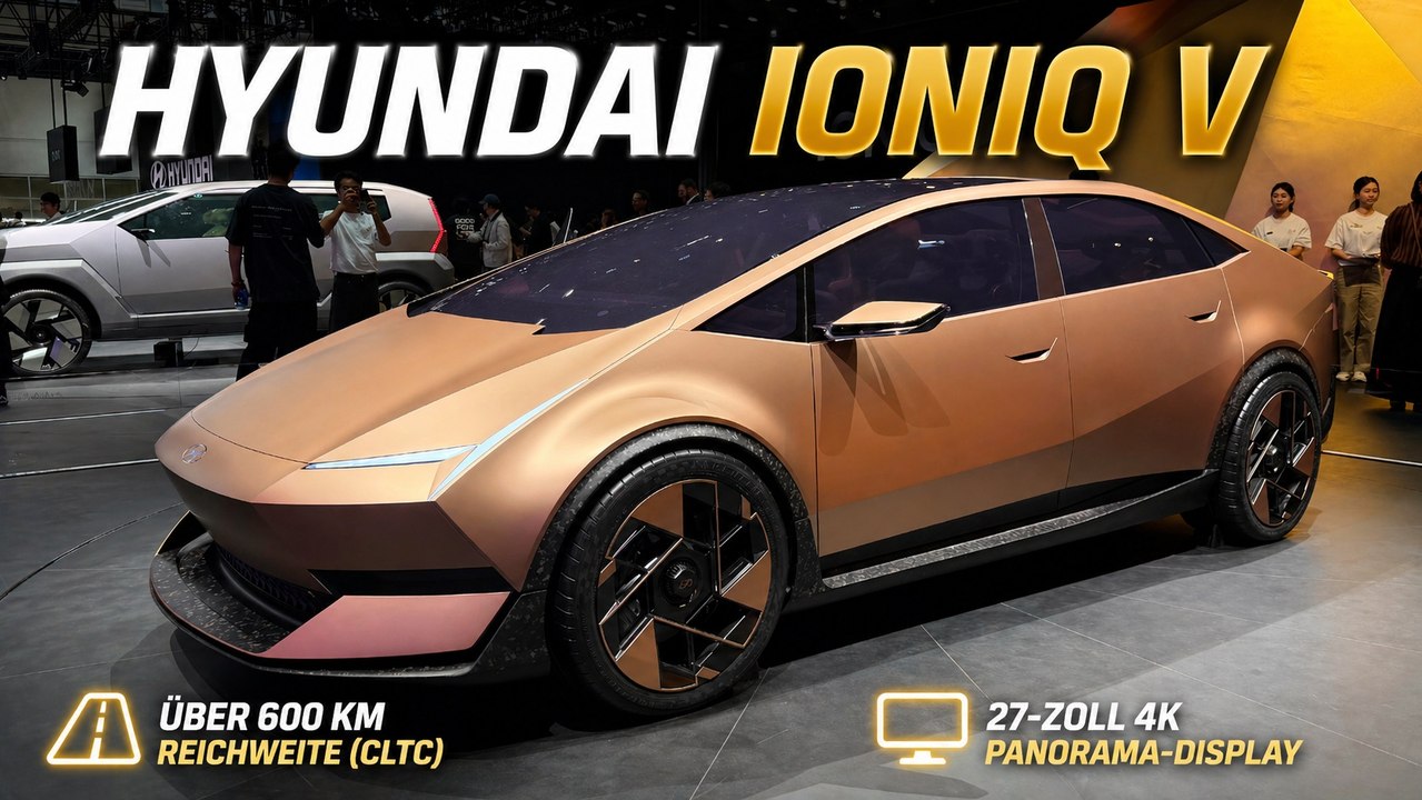 Hyundai Ioniq V: Hightech-Cockpit und KI im Fokus