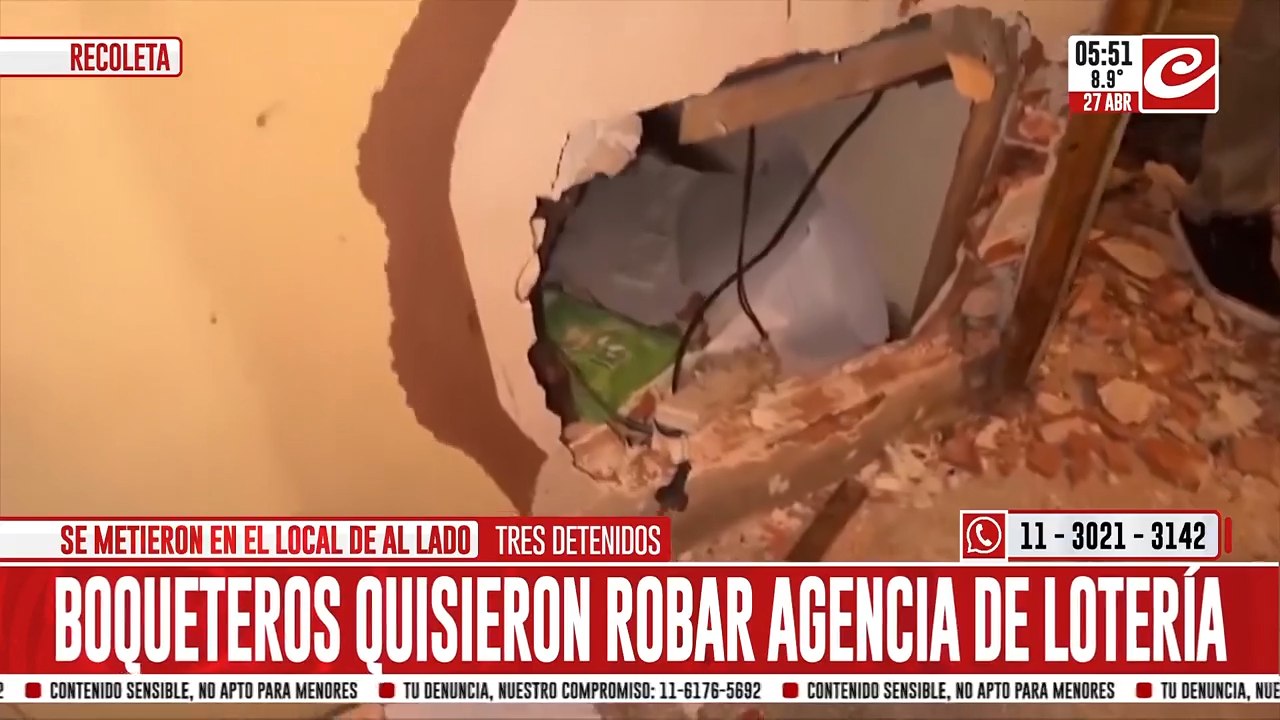 Boqueteros fueron descubiertos mientras estaban a los mazazos limpios