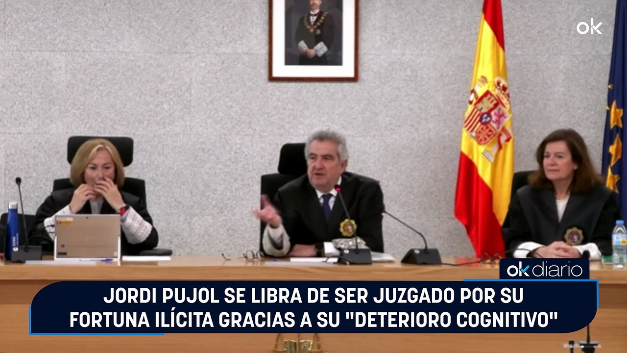Jordi Pujol se libra de ser juzgado por su fortuna ilícita gracias a su "deterioro cognitivo"