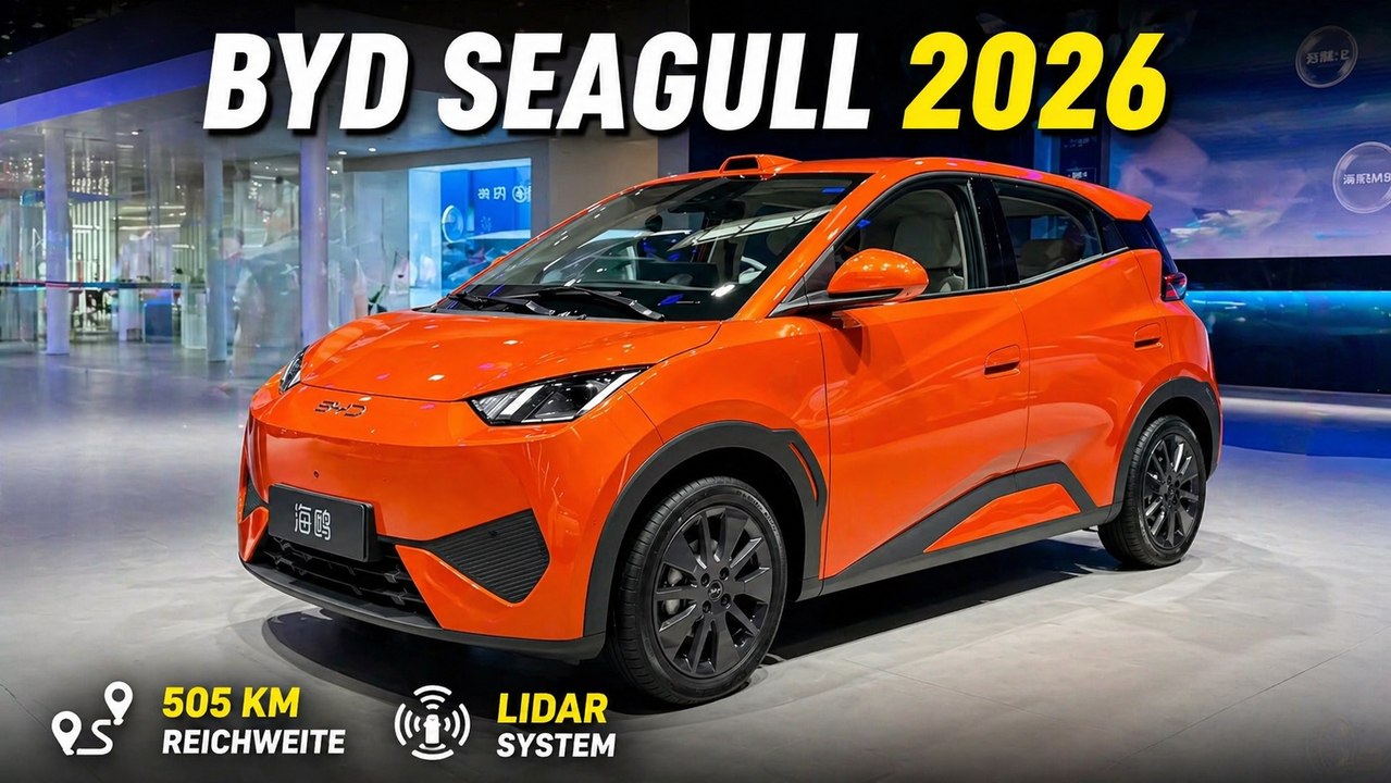 BYD Seagull 2026 Dolphin Surf: Upgrade bei Range und Assistenz