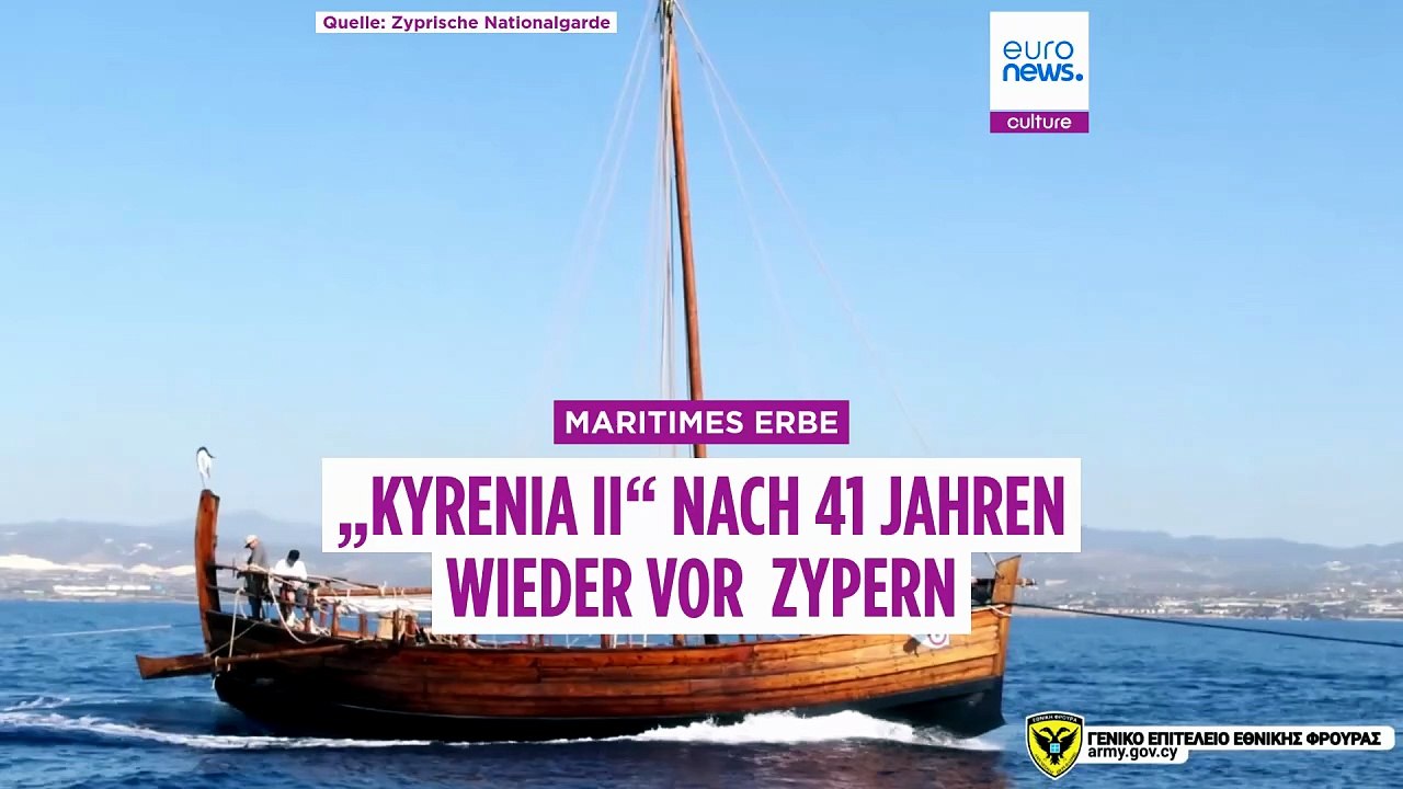 2 Jahrtausende Geschichte: Antikes Schiff Kyrenia II segelt wieder vor Zypern