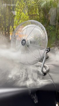 Mingletec BLDC floor fan with remote control #mingletec #BLDC #floorfans #remotecontrol #timer #office #outdoors #highefficiency #highspeed #hotsellproduct #ventilation #fyp #fypシ #tiktok