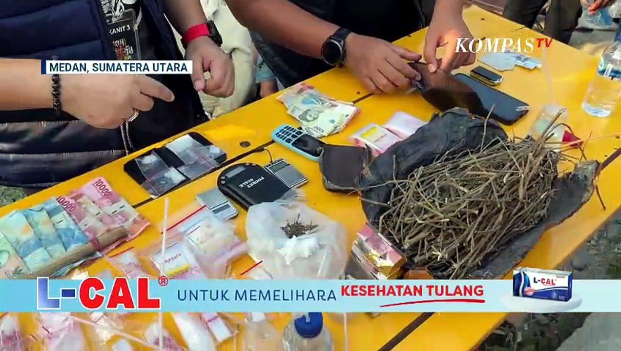 Polisi Gerebek Sarang Narkoba dan Kejar 4 Pelaku di Bantaran Rel KA Tembung Medan | BORGOL