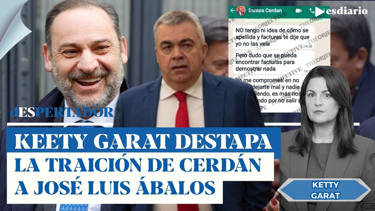 Ketty Garat destapa la traición de Cerdán a Ábalos: hablar de intimidades para tapar su corrupción