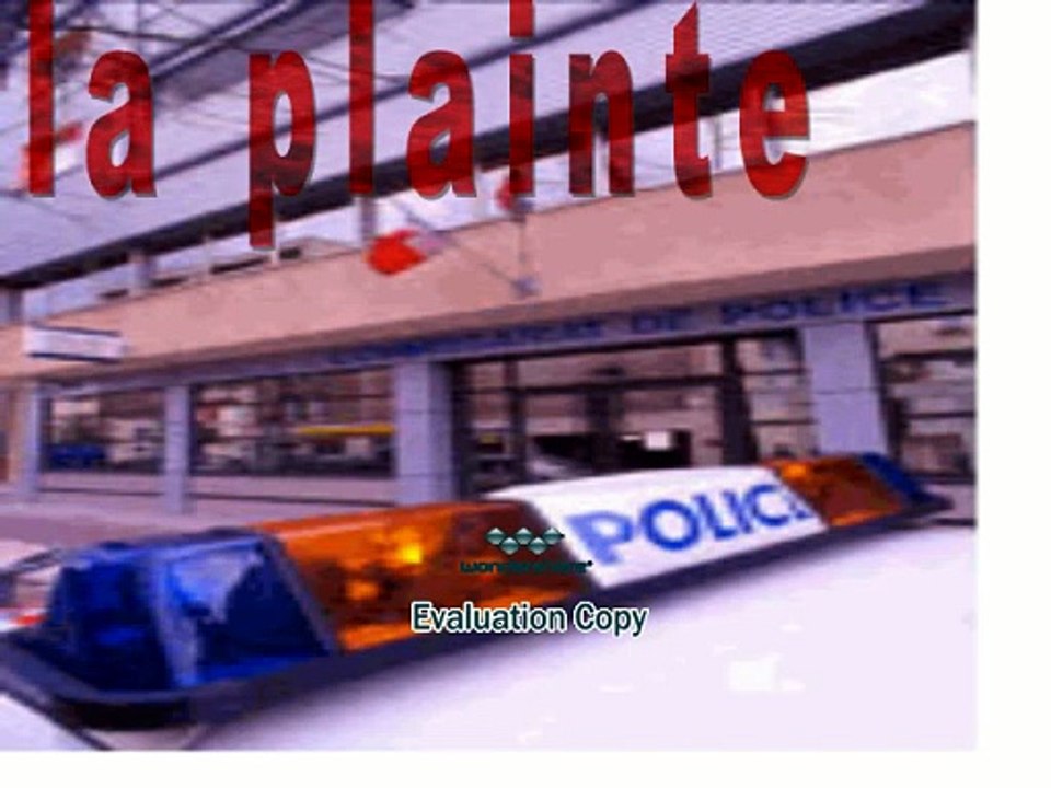 "La plainte" !