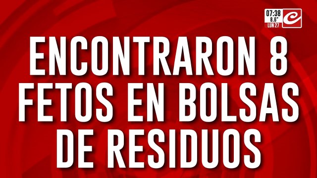 La clínica del horror: hallan ocho fetos en bolsas de residuos
