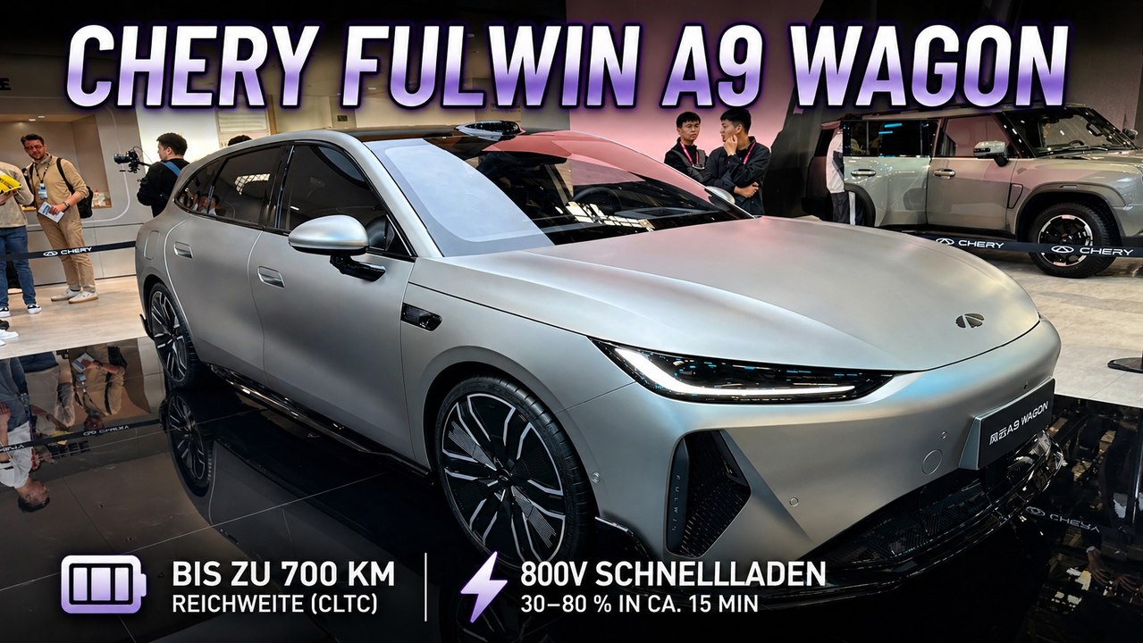 2026 Chery Fulwin A9 Wagon bringt Shooting Brake ins EV-Game