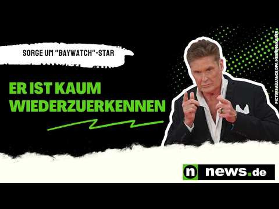 David Hasselhoff: Sorge um 'Baywatch'-Star – er ist kaum wiederzuerkennen