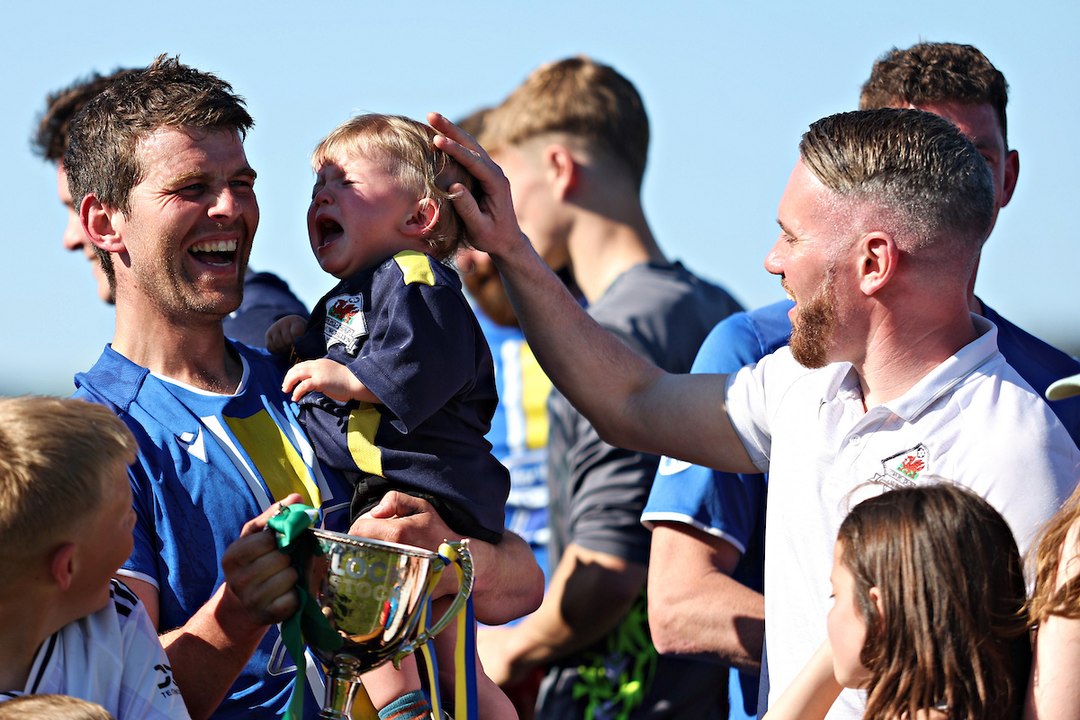 Gallery: Champions Llanuwchllyn presented with Ardal North East trophy