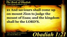 Obadiah Complete | Bible Book 31 | The Holy Bible | KJV HD Audio Text Read Along