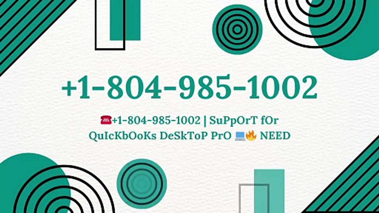 ⚠️+1-804-985-1002 | SUPPORT FOR QUICKBOOKS DESKTOP PRO 😱📞 SYSTEM DOWN?