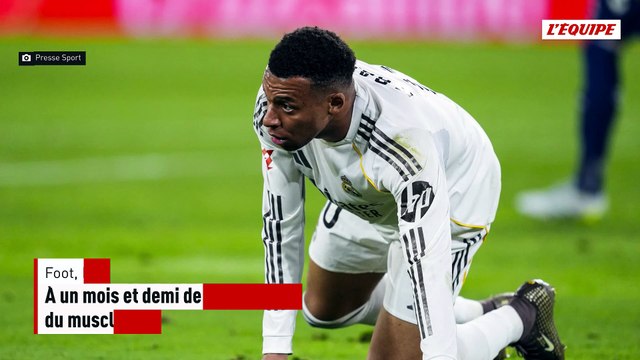 À un mois et demi de la Coupe du monde, Kylian Mbappé souffre d'une lésion du muscle semi-tendineux de la jambe gauche - Foot