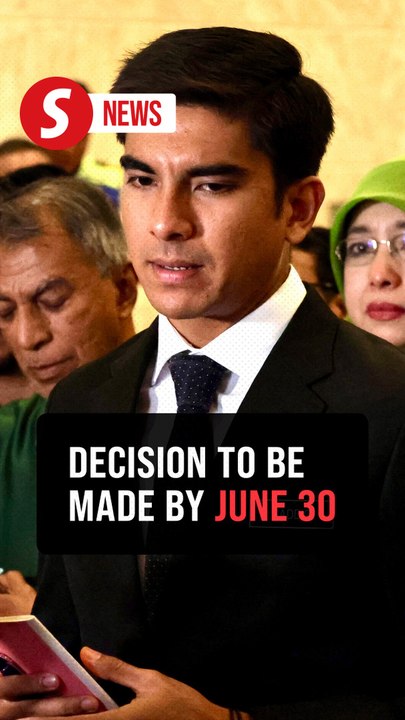 June 30 decision date for prosecution appeal against Syed Saddiq's acquittal