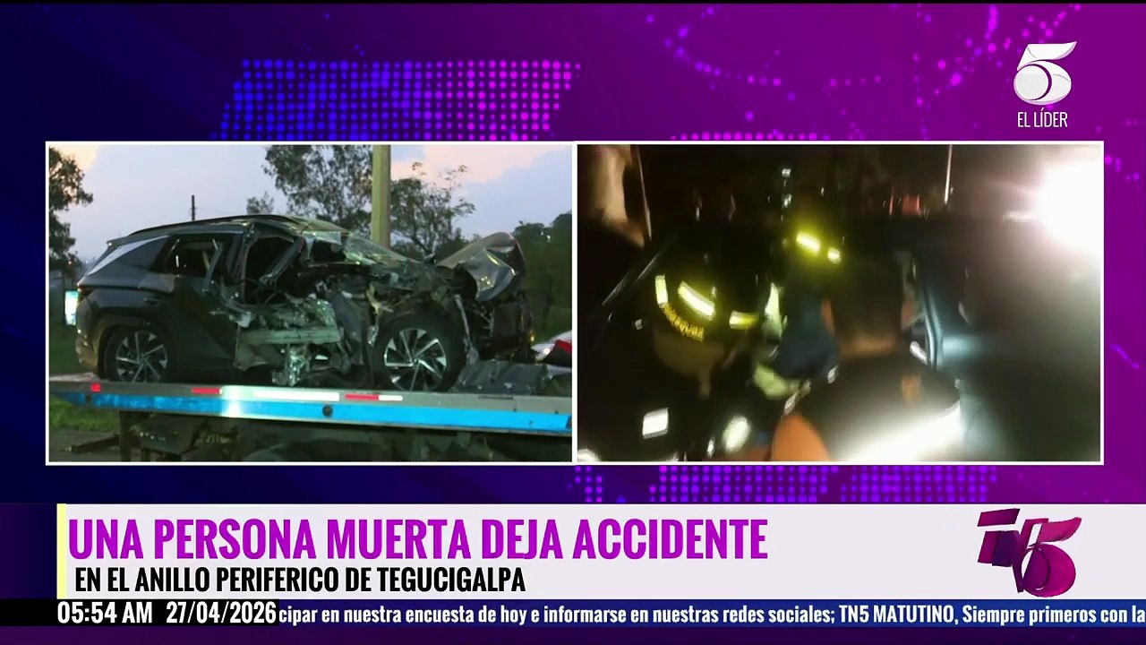 Joven muere en accidente vial en el Anillo Periferico