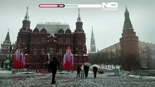 Rzadko spotykana wiosenna śnieżyca nad Moskwą
