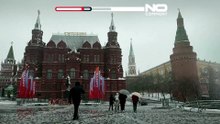 Редкий весенний снегопад обрушился на Москву