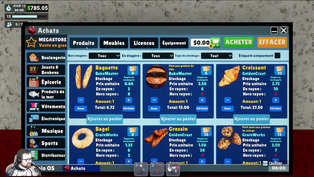 Megastore Simulator Achats de licenses et de matériel #2 (résumé du live)
