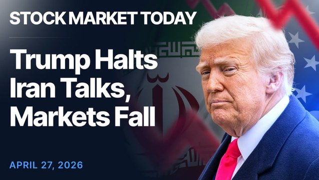 Stock Market Today: Dow Futures Fall, S&P 500 Gains As Trump Halts Iran Talks