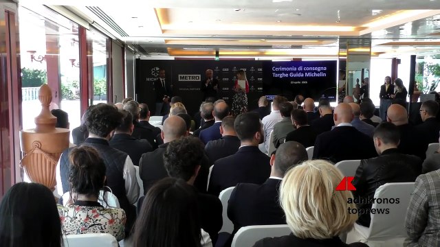 Gdo: a Roma Metro consegna le targhe ufficiali ‘Guida Michelin 2026’, 31 i premiati