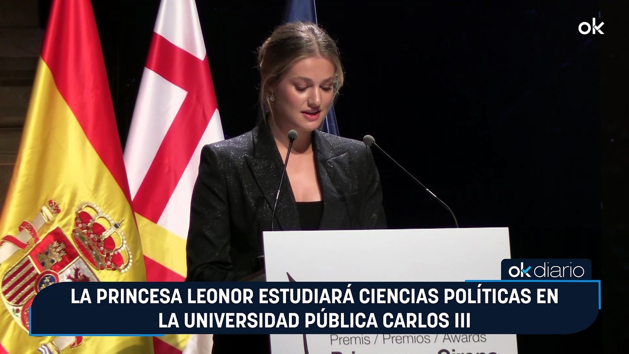 La Princesa Leonor estudiará Ciencias Políticas en la universidad pública Carlos III