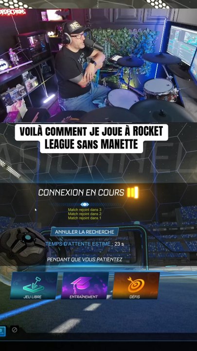 Voilà comment je joue avec ma batterie