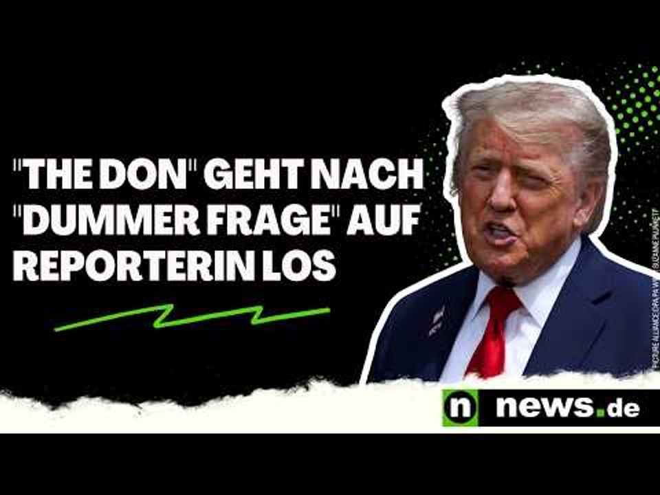 Donald Trump: 'The Don' geht nach 'dummer Frage' auf Reporterin los