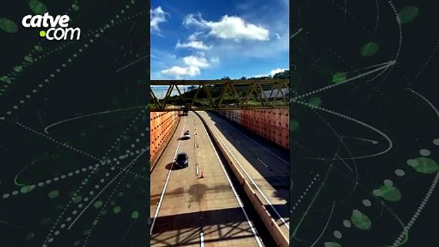 Motoristas não percebem liberação de viaduto e seguem fazendo desvio em Santa Lúcia