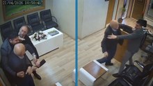 Belediye personeline satırlı saldırının görüntüleri ortaya çıktı