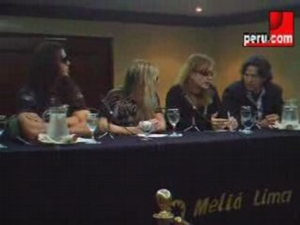 Megadeth conferencia Lima