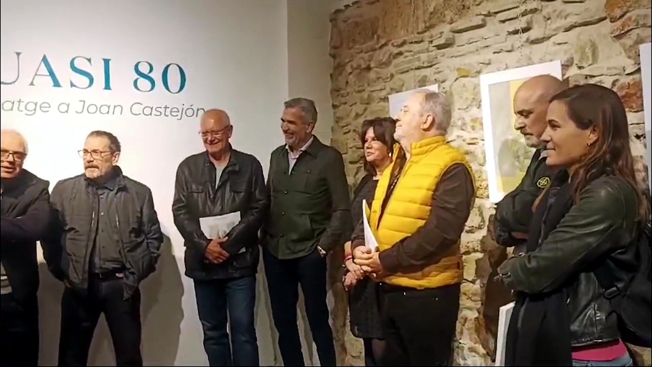 Inauguració a Dénia de l'exposició "Quasi 80" de l'artista Joan Castejón