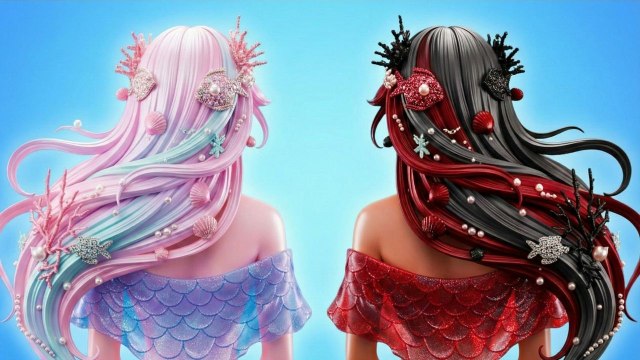 Les BONS Sirènes contre les MAUVAISES Sirènes ✨ Quel relooking est le meilleur ? 😍