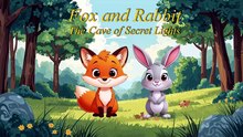 Fox and Rabbit 🦊🐰 | The Cave of Fireflies ✨🌙 (A Magical and Luminous Adventure)