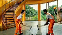 Turning My Floor Into an Epoxy Fruit Design