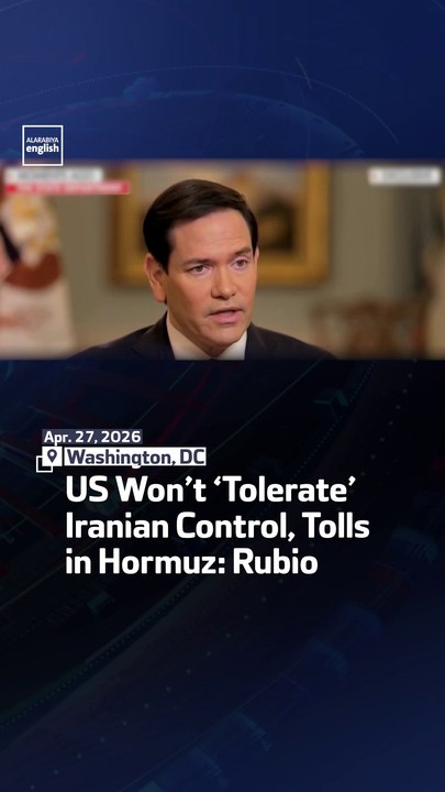 US Won’t ‘Tolerate’ Iranian Control, Tolls In Hormuz: Rubio