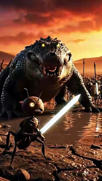 Alligator VS Ant