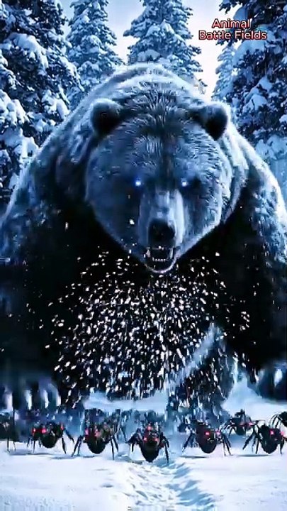 Bear Vs Ants #fight
