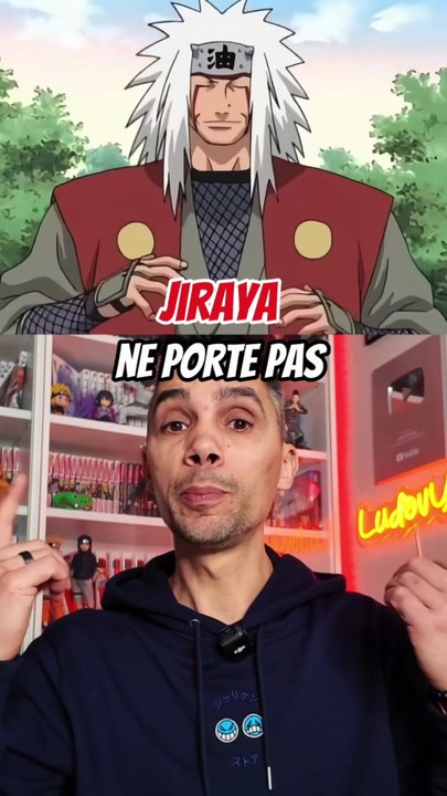 Le bandeau de Jiraya dans Naruto