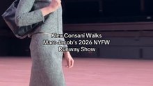 Alex Consani Struts the Marc Jacobs 2026 Runway