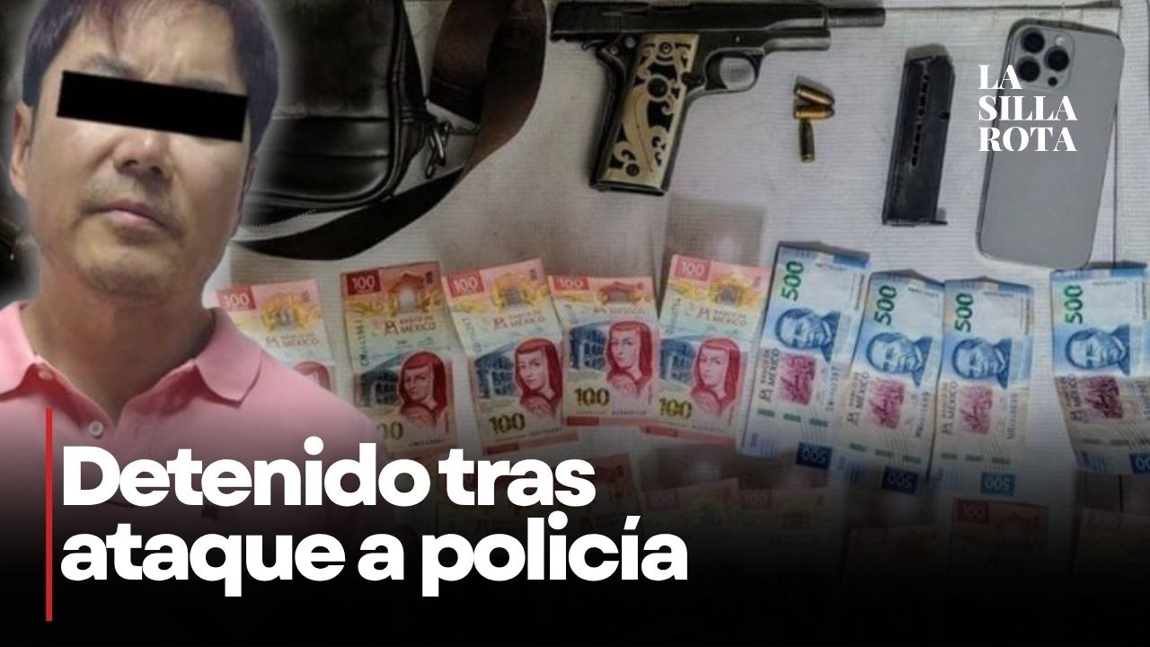 Detienen a hombre chino tras disparar contra policía en CDMX