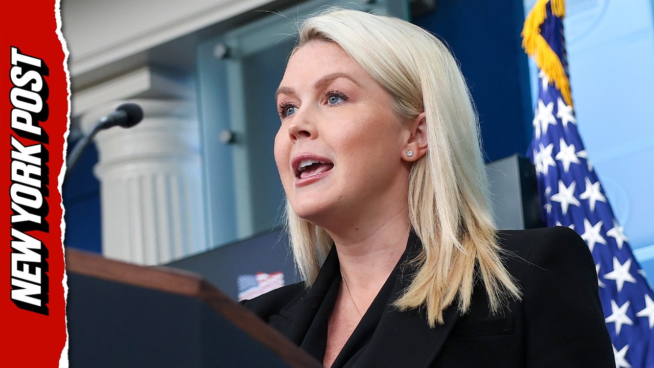 Karoline Leavitt returns for WHCD briefing during maternity leave