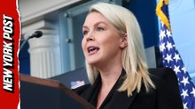 Karoline Leavitt returns for WHCD briefing during maternity leave