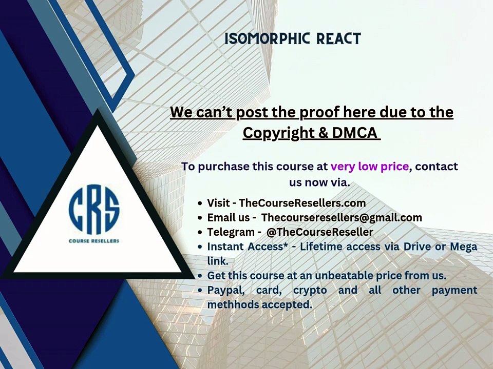 Thecourseresellers.com - Isomorphic React