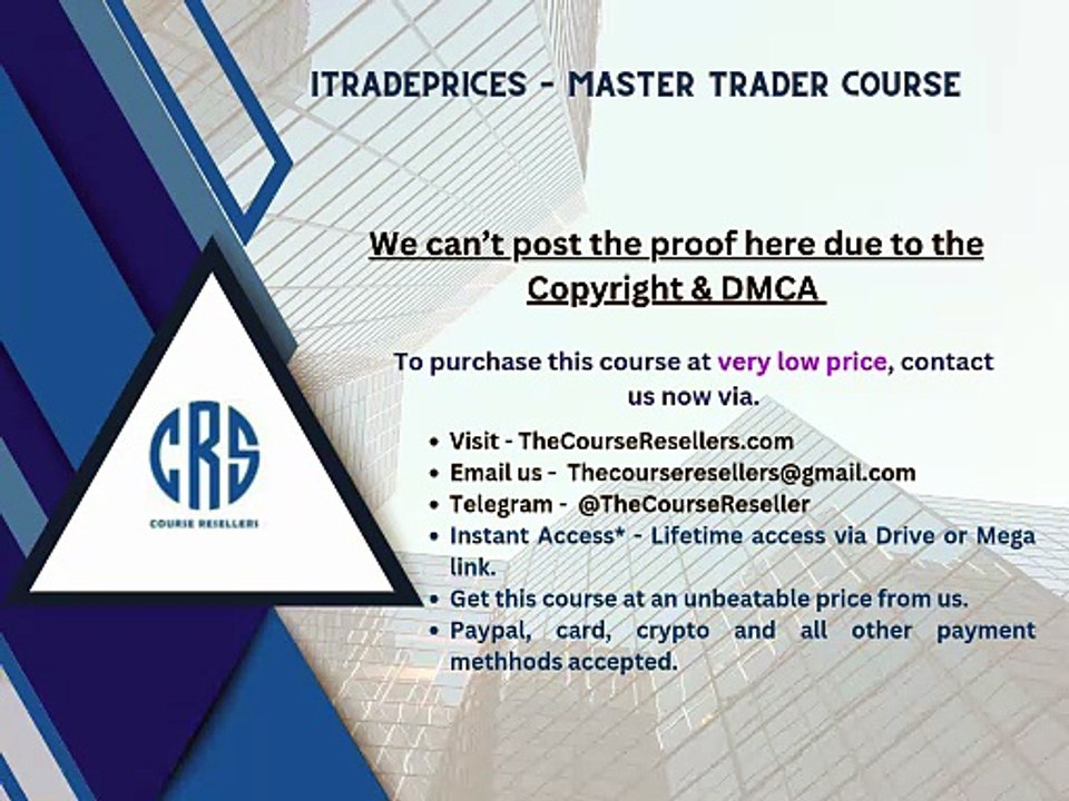 Thecourseresellers.com - ITradePrices – Master Trader Course