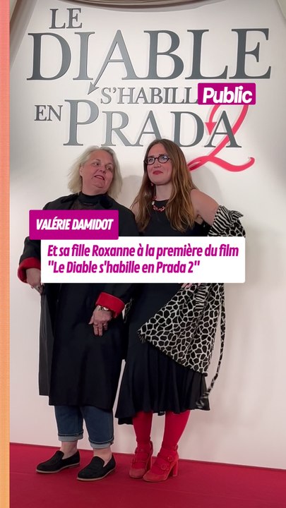Valérie Damidot et sa fille Roxanne à la première du film "Le Diable s'habille en Prada 2"