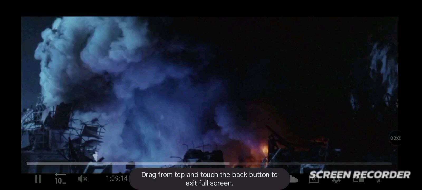 Godzilla runs the Kaiju Gauntlet no sound cut