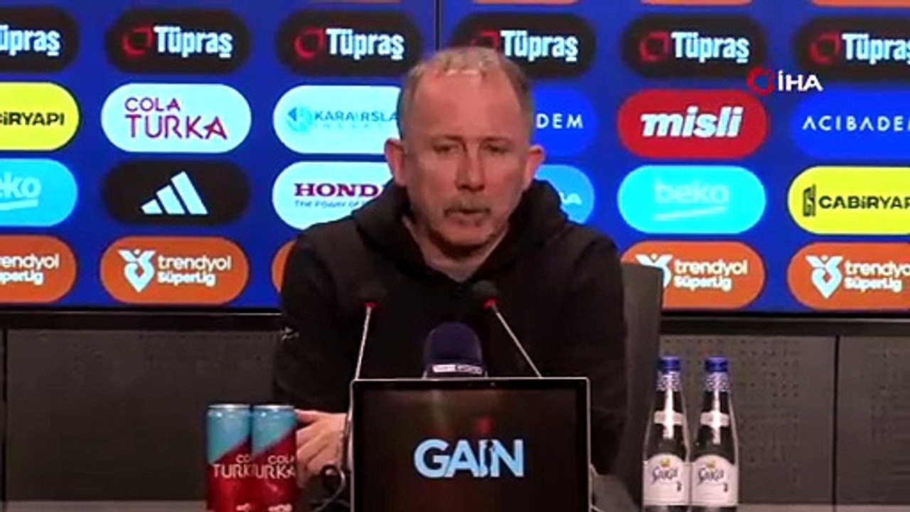 Sergen Yalçın: "Bugün hem bireysel hem de takım performansı beklentinin altındaydı"