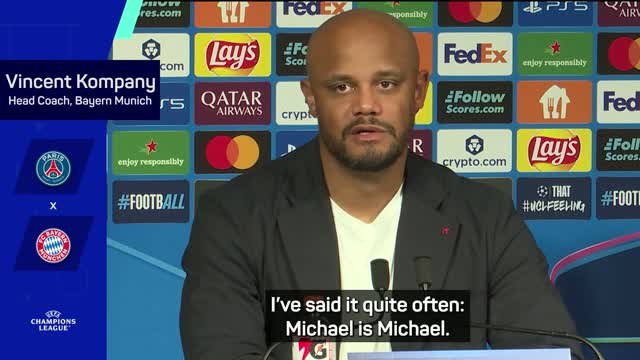 'Michael is Michael' - Kompany compares Olise to De Bruyne