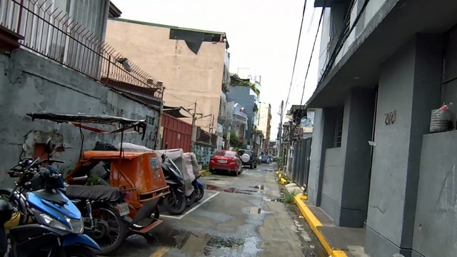 Overcast Afternoon on Ma. Luisa Street in Sampaloc, Manila, Philippines
